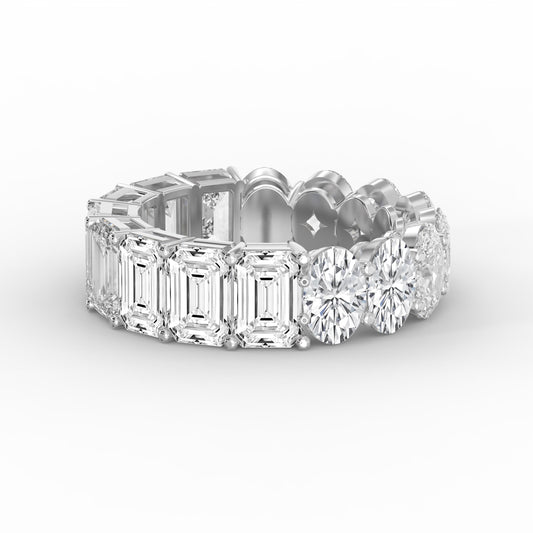 Luxury Mixed Cut Diamond Full Diamond Ring