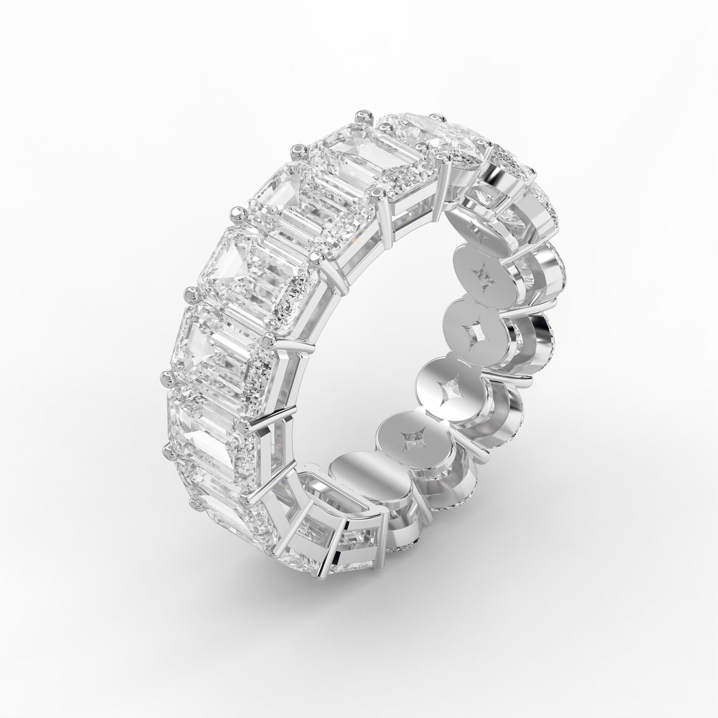 Luxury Mixed Cut Diamond Full Diamond Ring