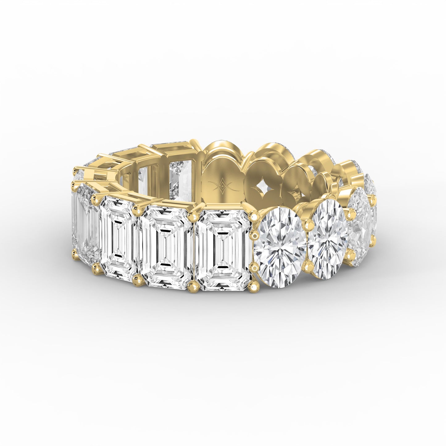 Luxury Mixed Cut Diamond Full Diamond Ring