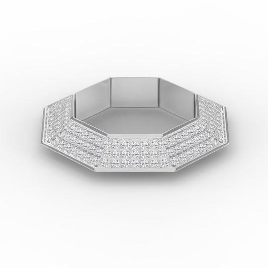 Round Diamond Octagon Exclusive Stackable Diamond Band (1.00 - 1.40 ct.)