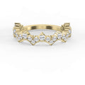 Round Diamond Curved Design Band