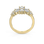 Luxury Statement Floral Diamond Design Fashion Ring