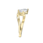 Toi et Moi Pear & Round Diamond Fashion Ring