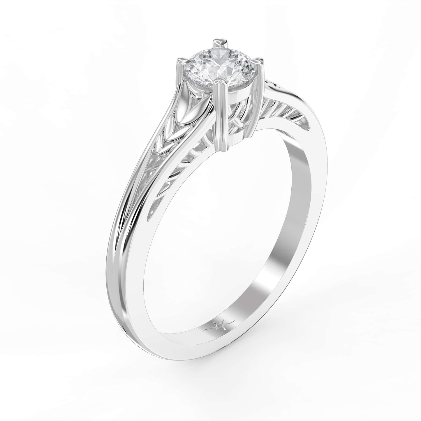 Enchanted Solitaire Design Vintage Ring