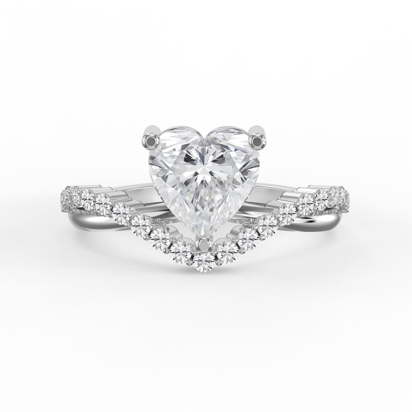 Vow point Heart Ring