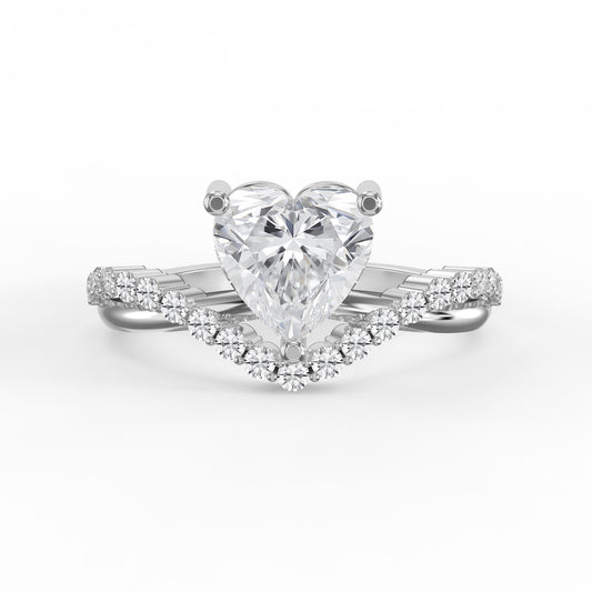 Vow point Heart Ring
