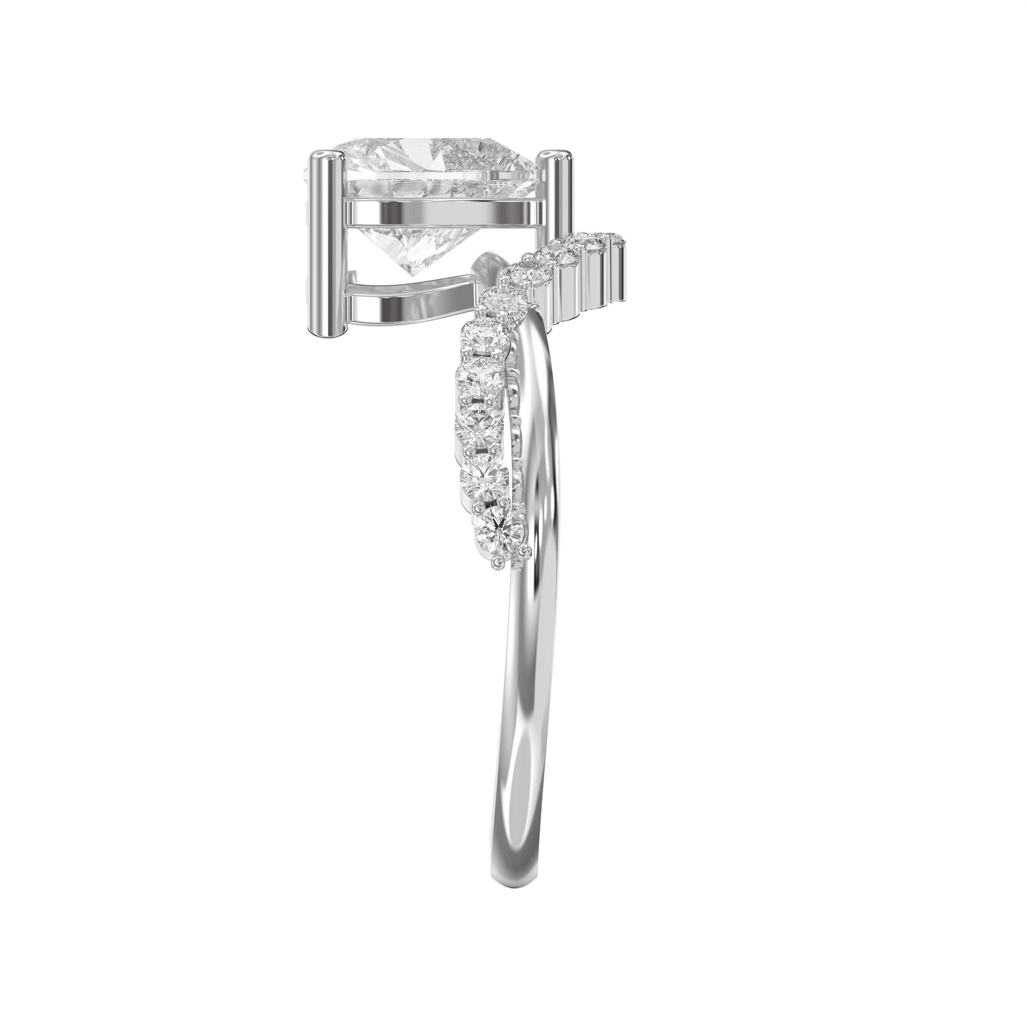 Vow point Heart Ring