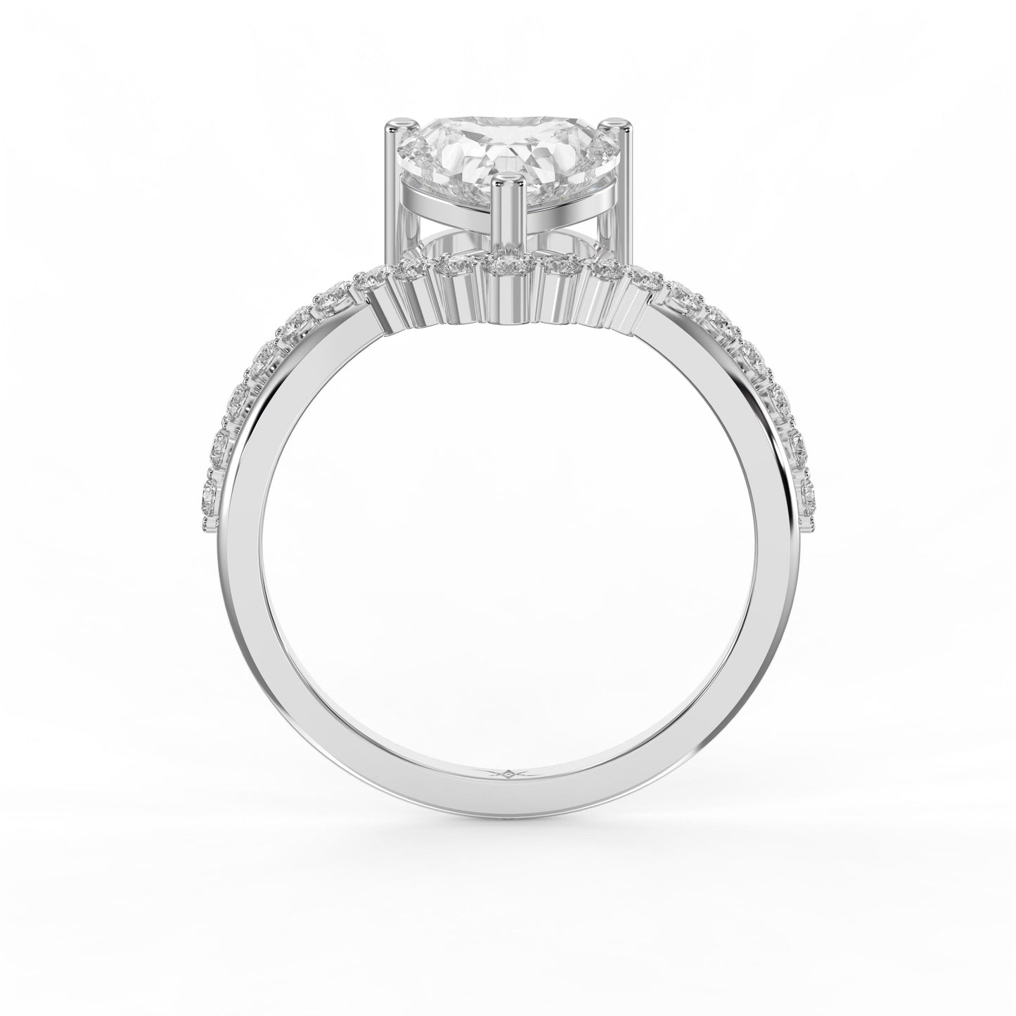 Vow point Heart Ring