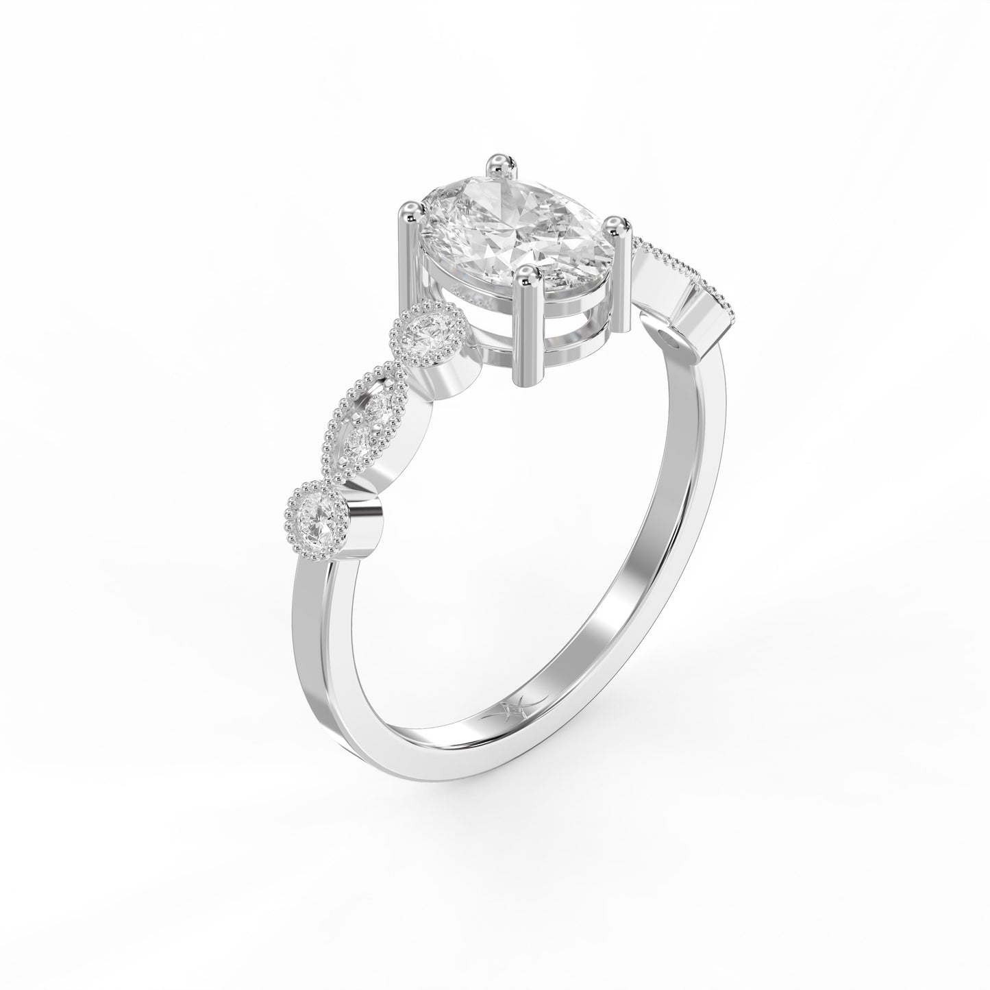 Heritage Lace Oval Ring