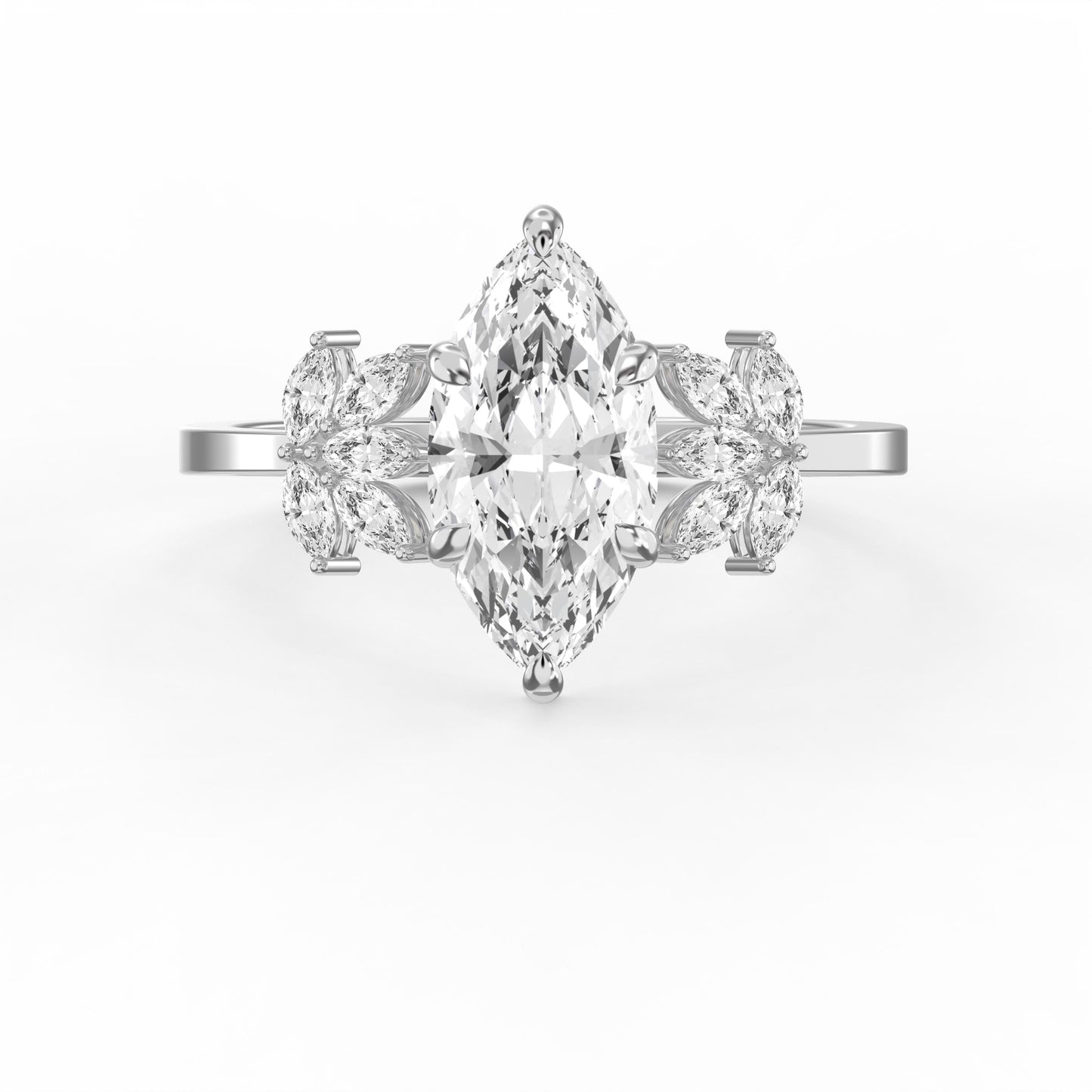 Petal Élan Marquise Ring