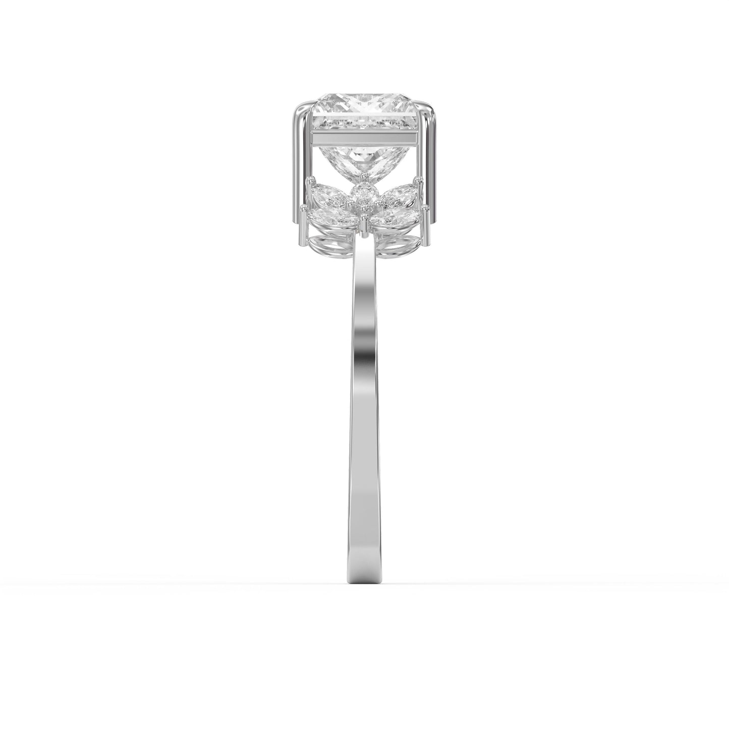 Bloom crest Princess Ring