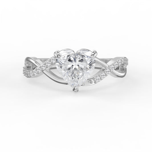 Eternal Embrace Heart Ring