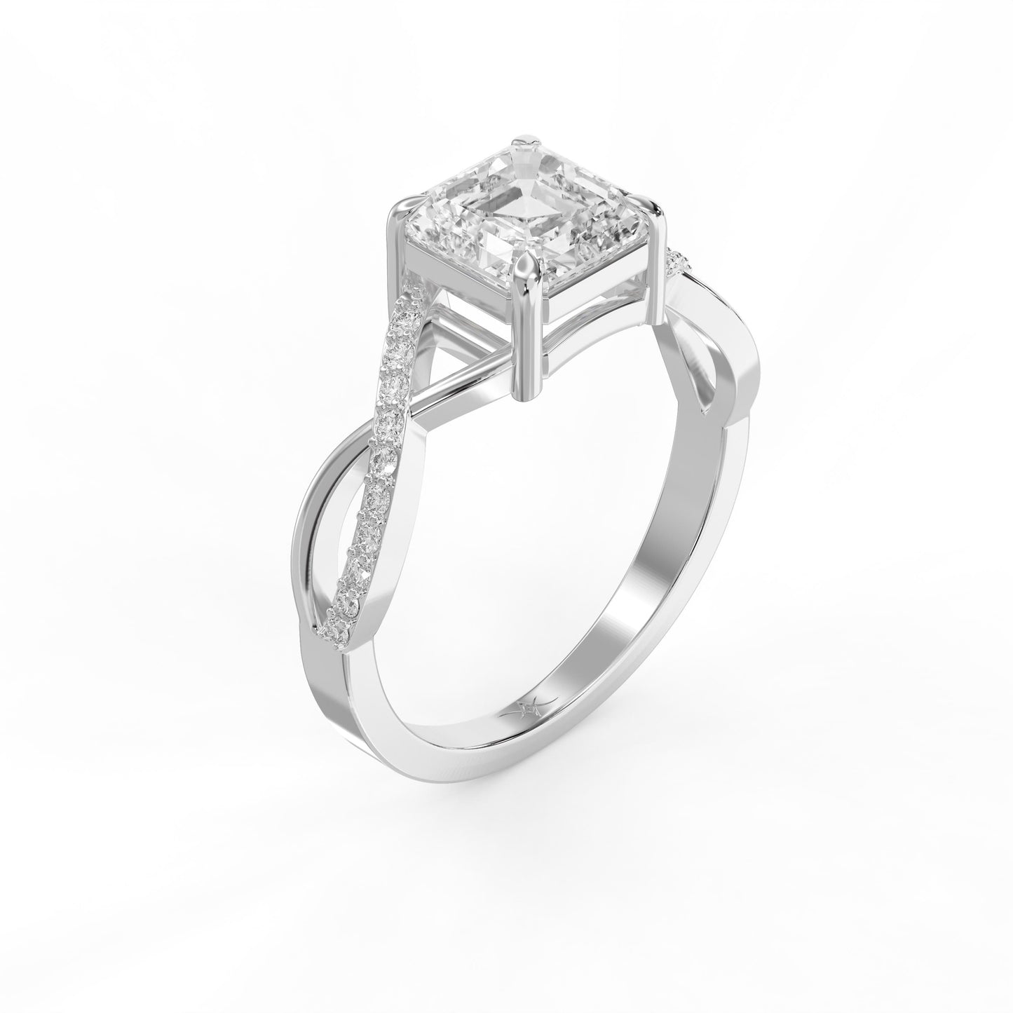 Eterna Twist Ascher Ring