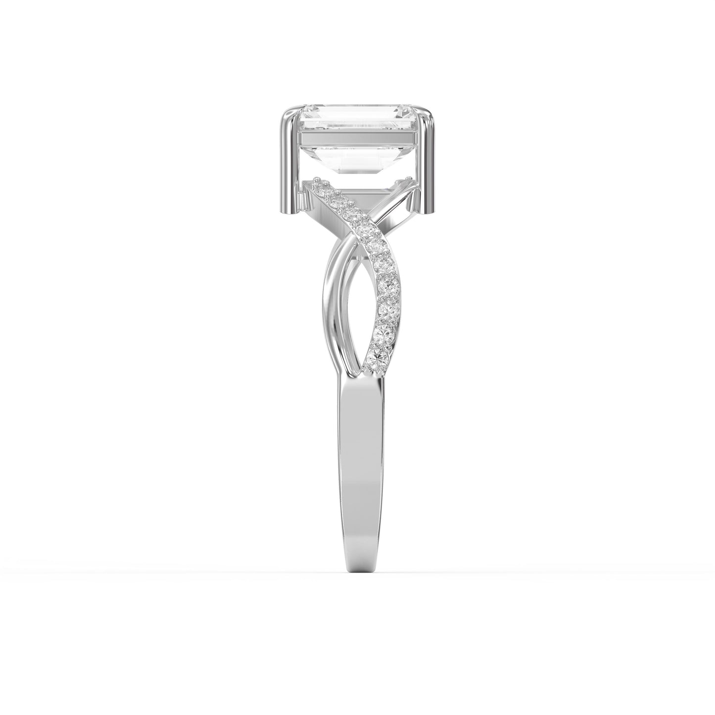 Pure Flow Emerald Ring