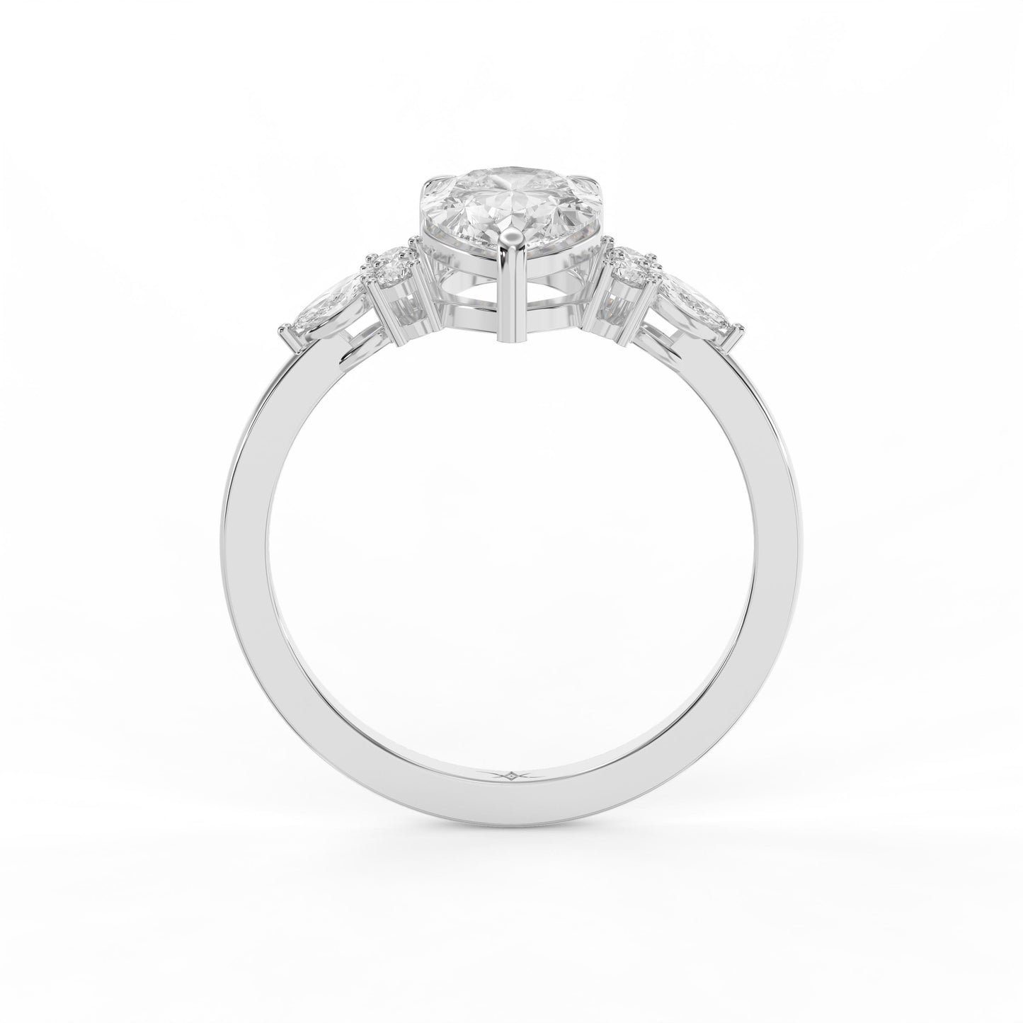 Teardrop Grace Pear Ring