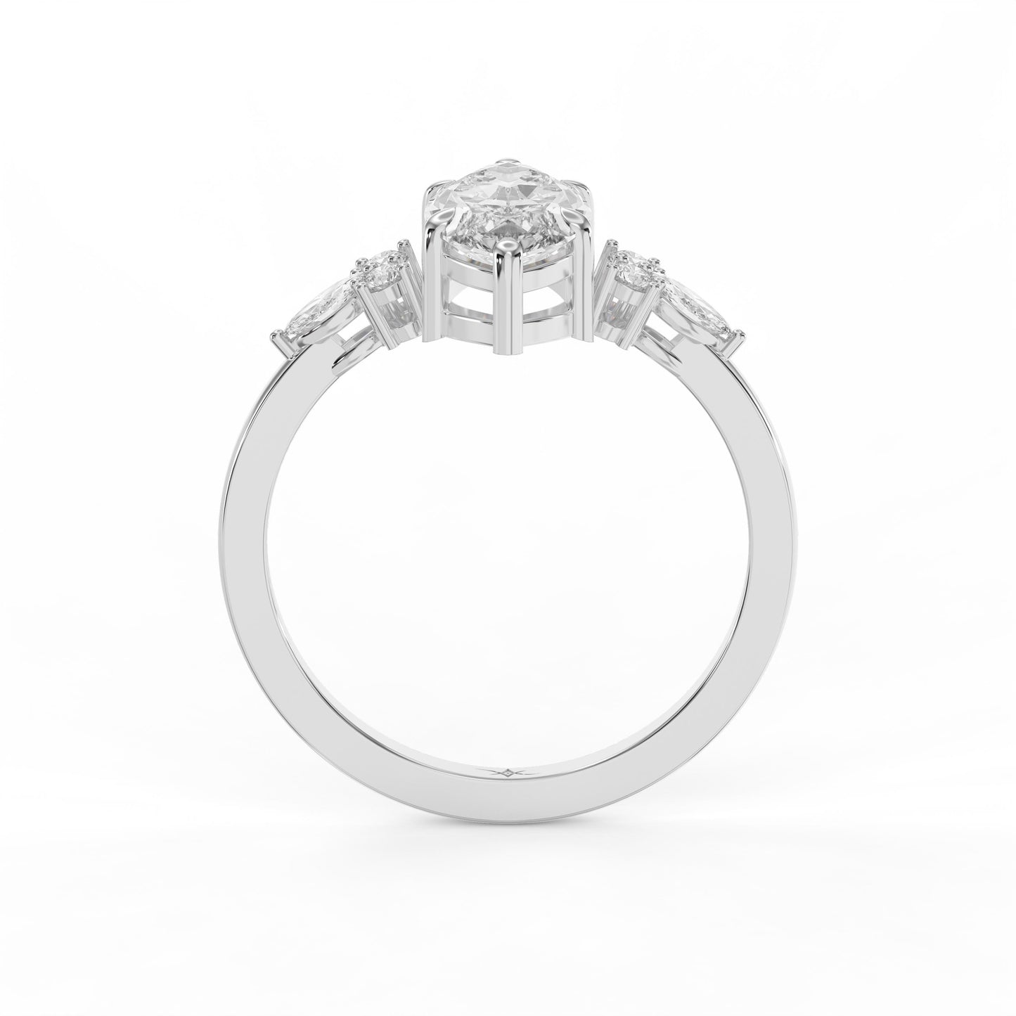 Noble Arc Marquise Ring