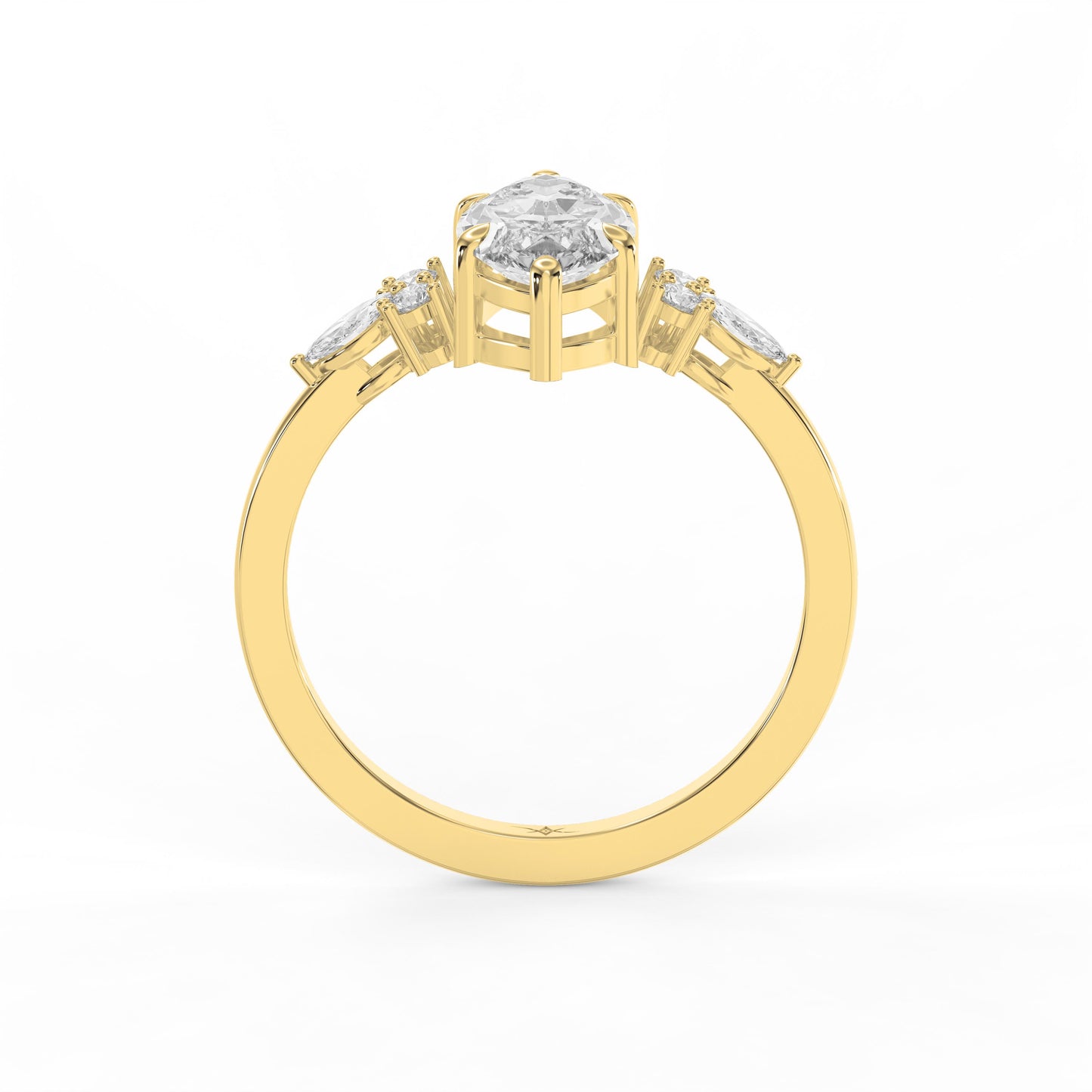 Noble Arc Marquise Ring