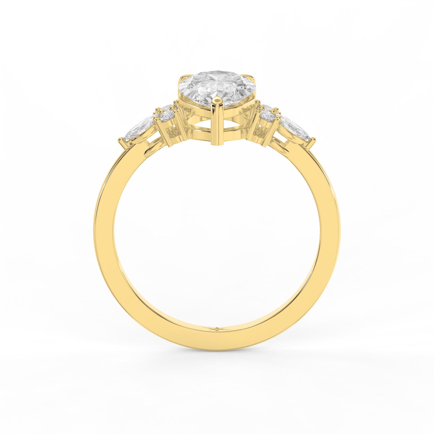 Teardrop Grace Pear Ring