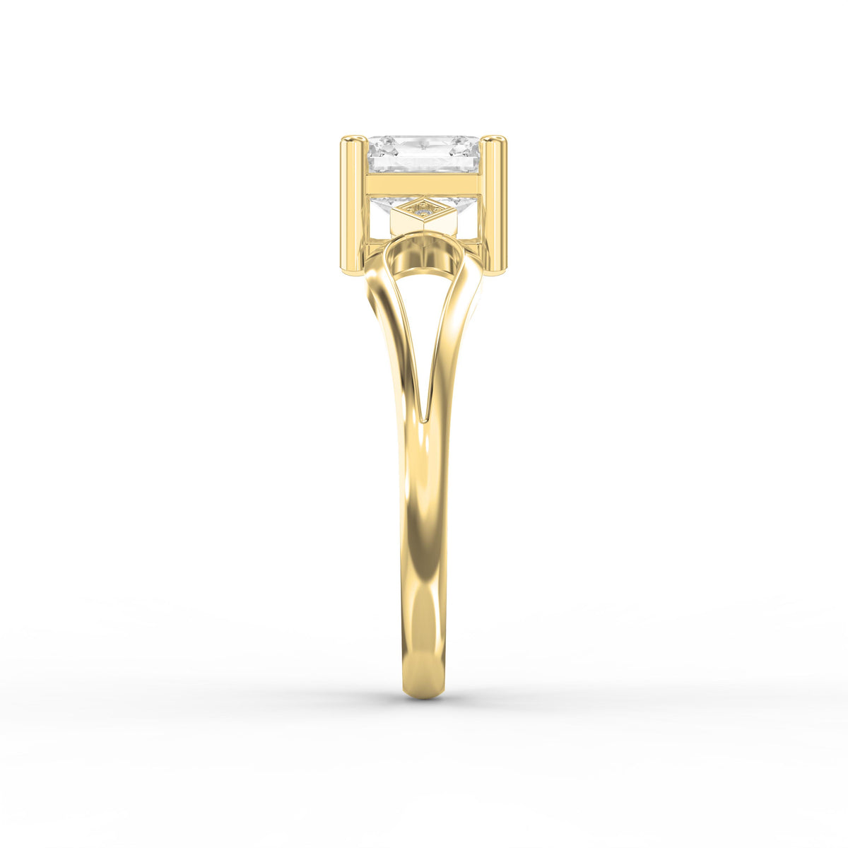 Celestia Radiance Asscher-Cut Diamond Engagement Ring