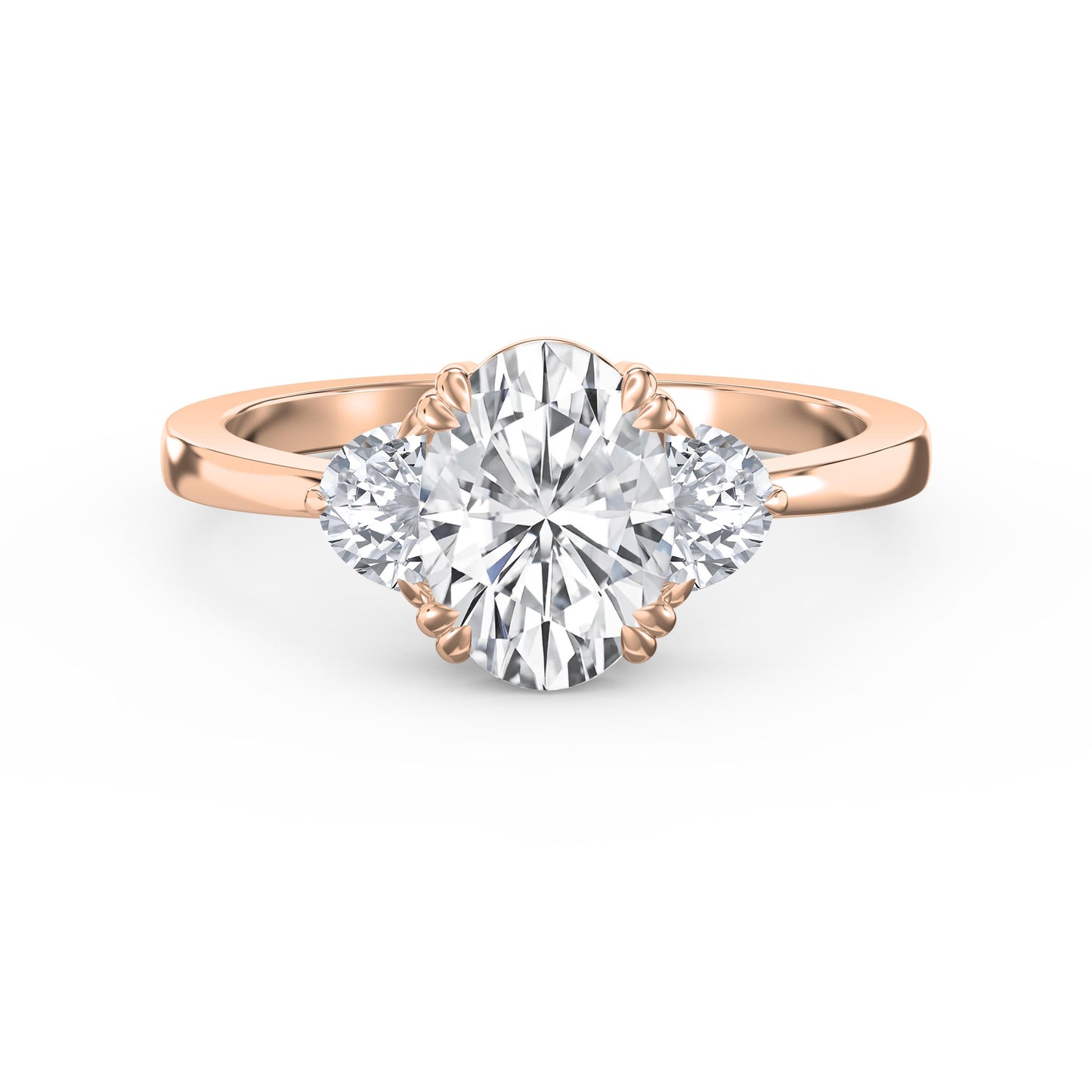 Serene Horizon Oval Ring