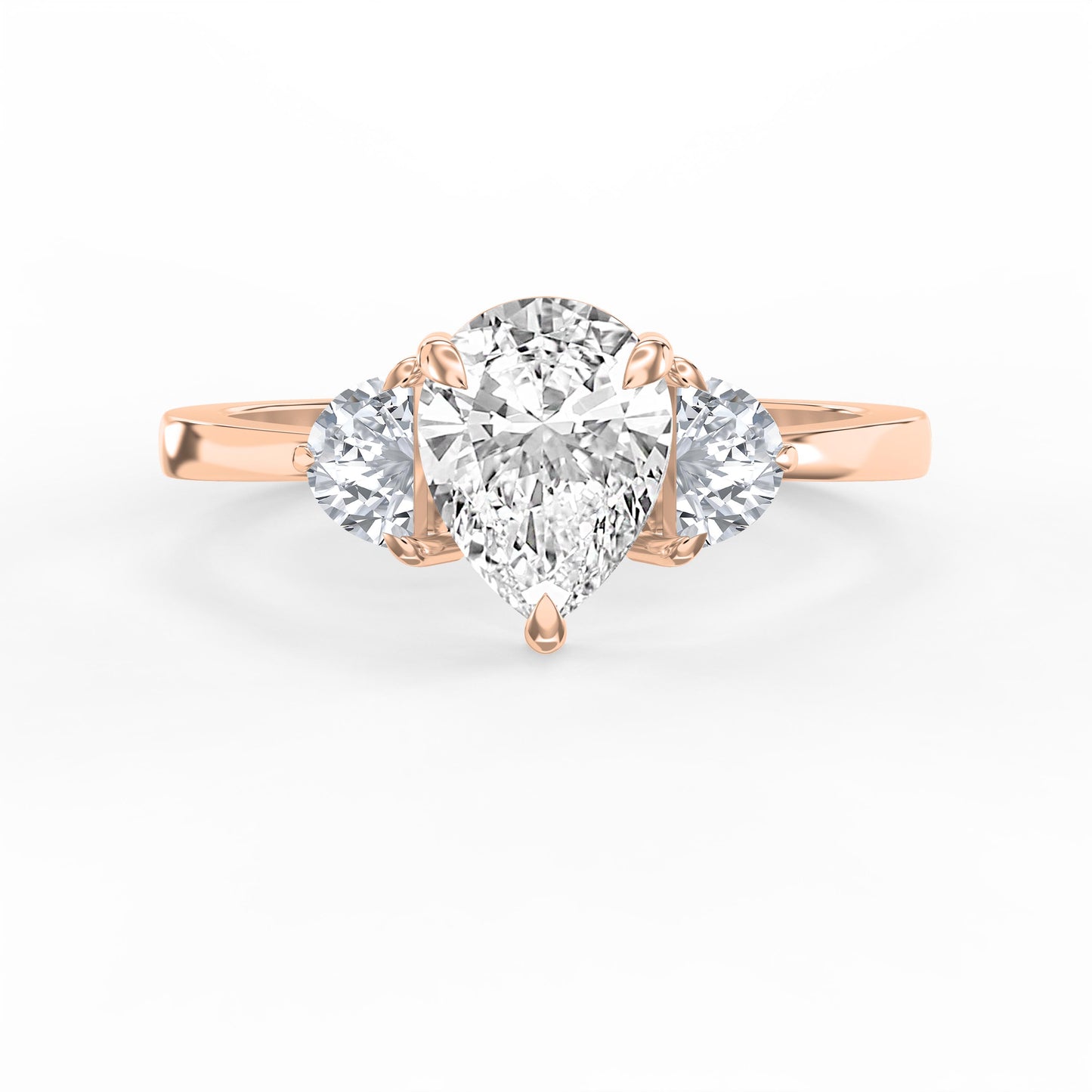 Everlasting Tear Pear Ring