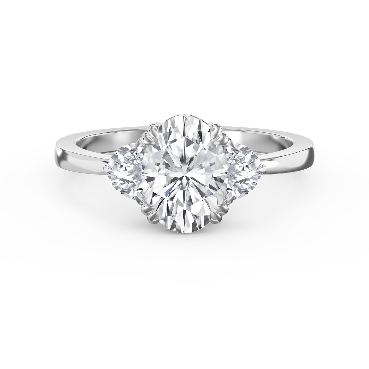 Serene Horizon Oval Ring