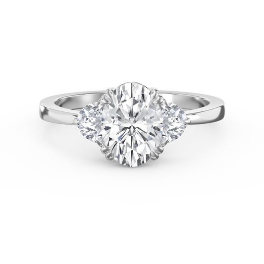 Serene Horizon Oval Ring