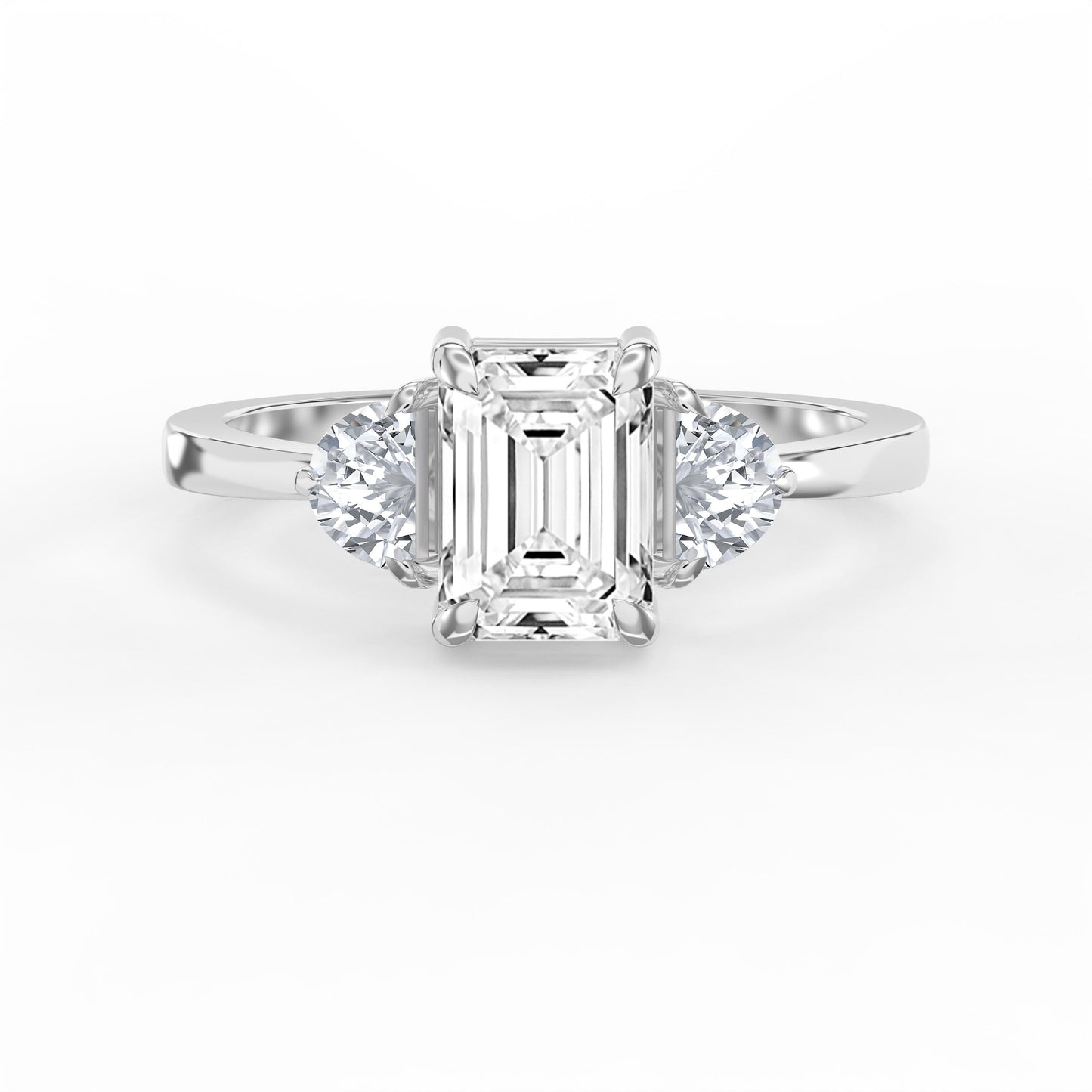 Legacy Line Emerald Ring