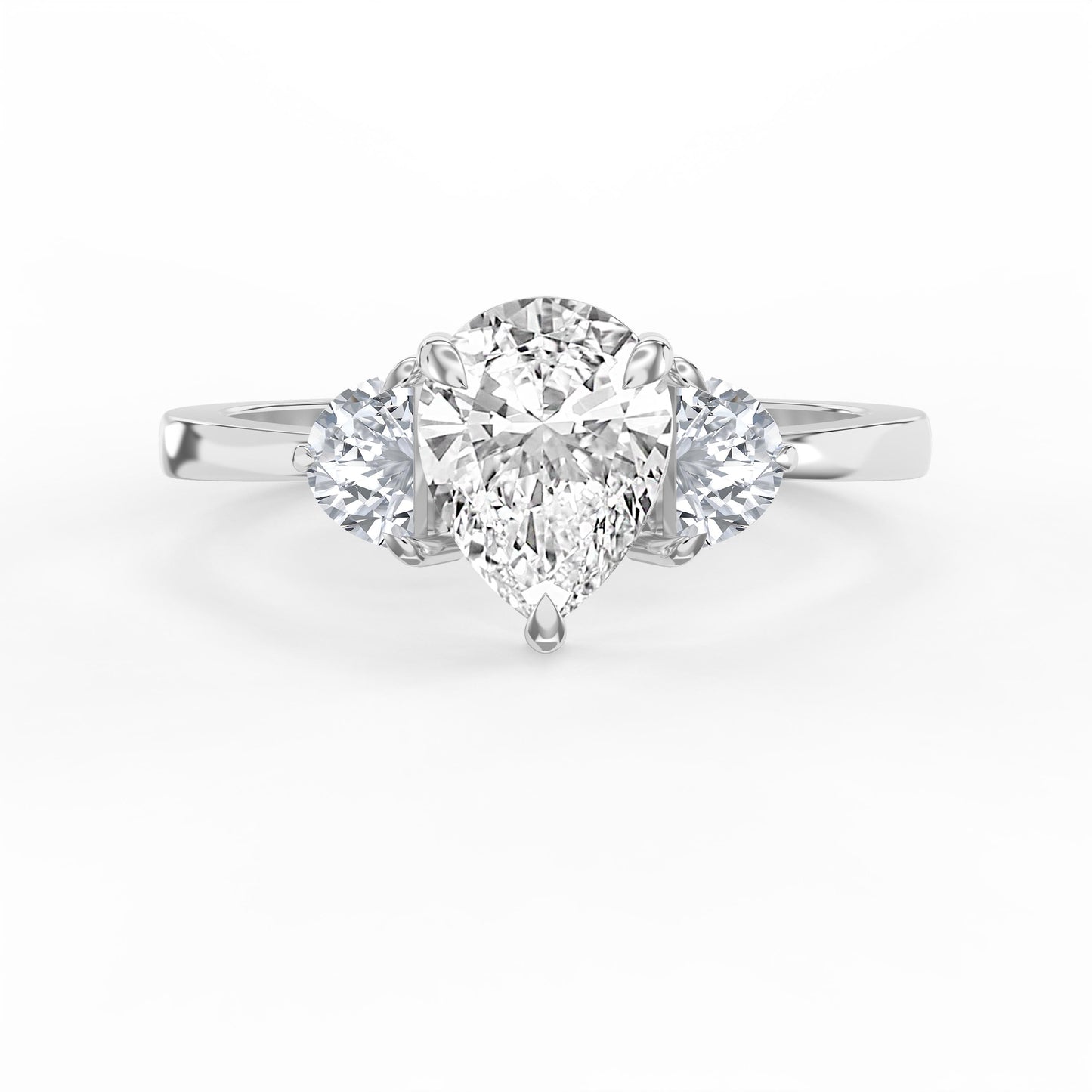 Everlasting Tear Pear Ring