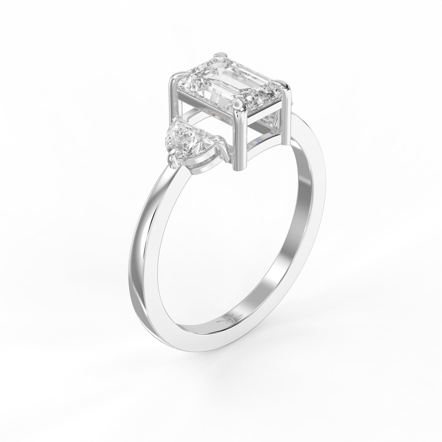 Legacy Line Emerald Ring