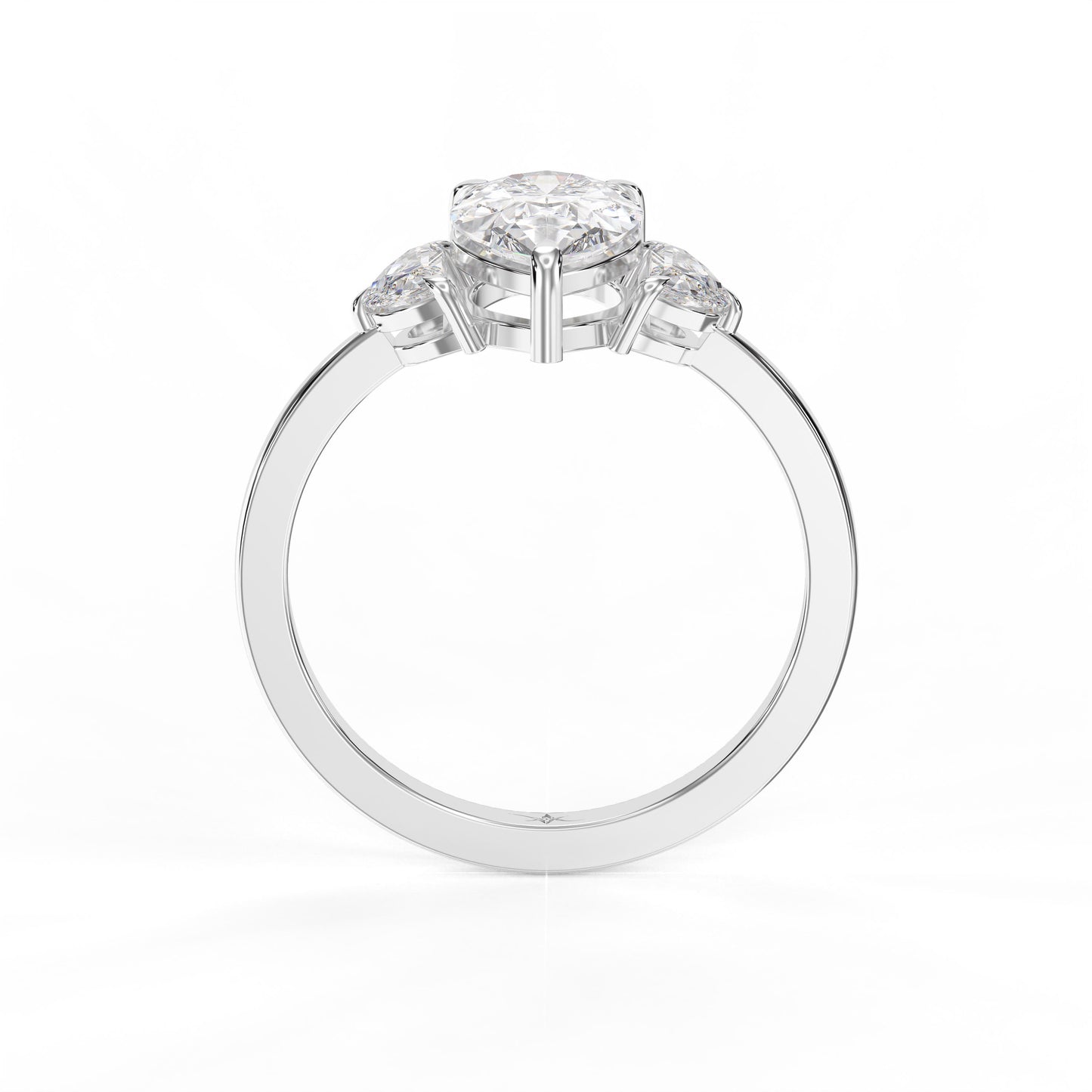 Everlasting Tear Pear Ring