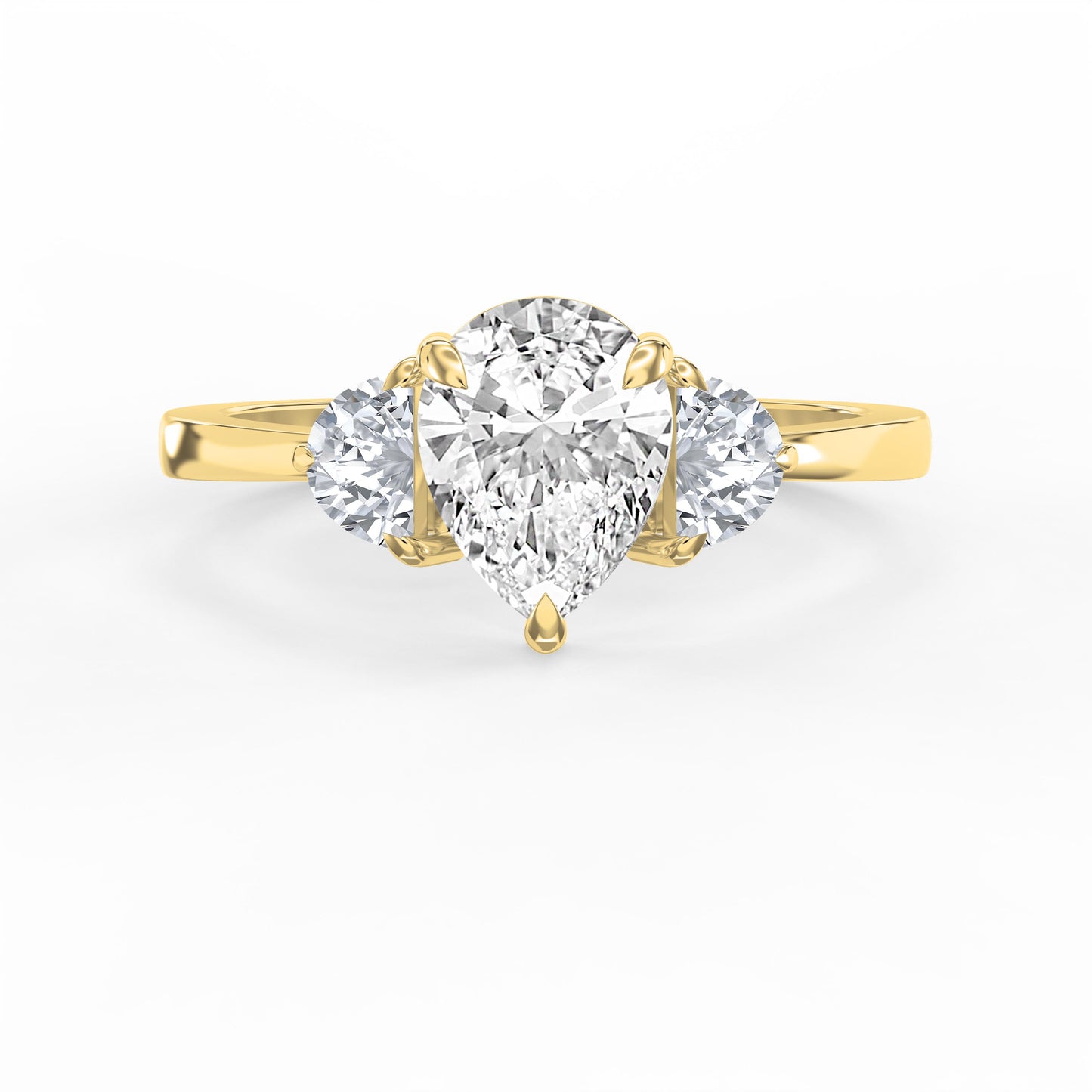 Everlasting Tear Pear Ring