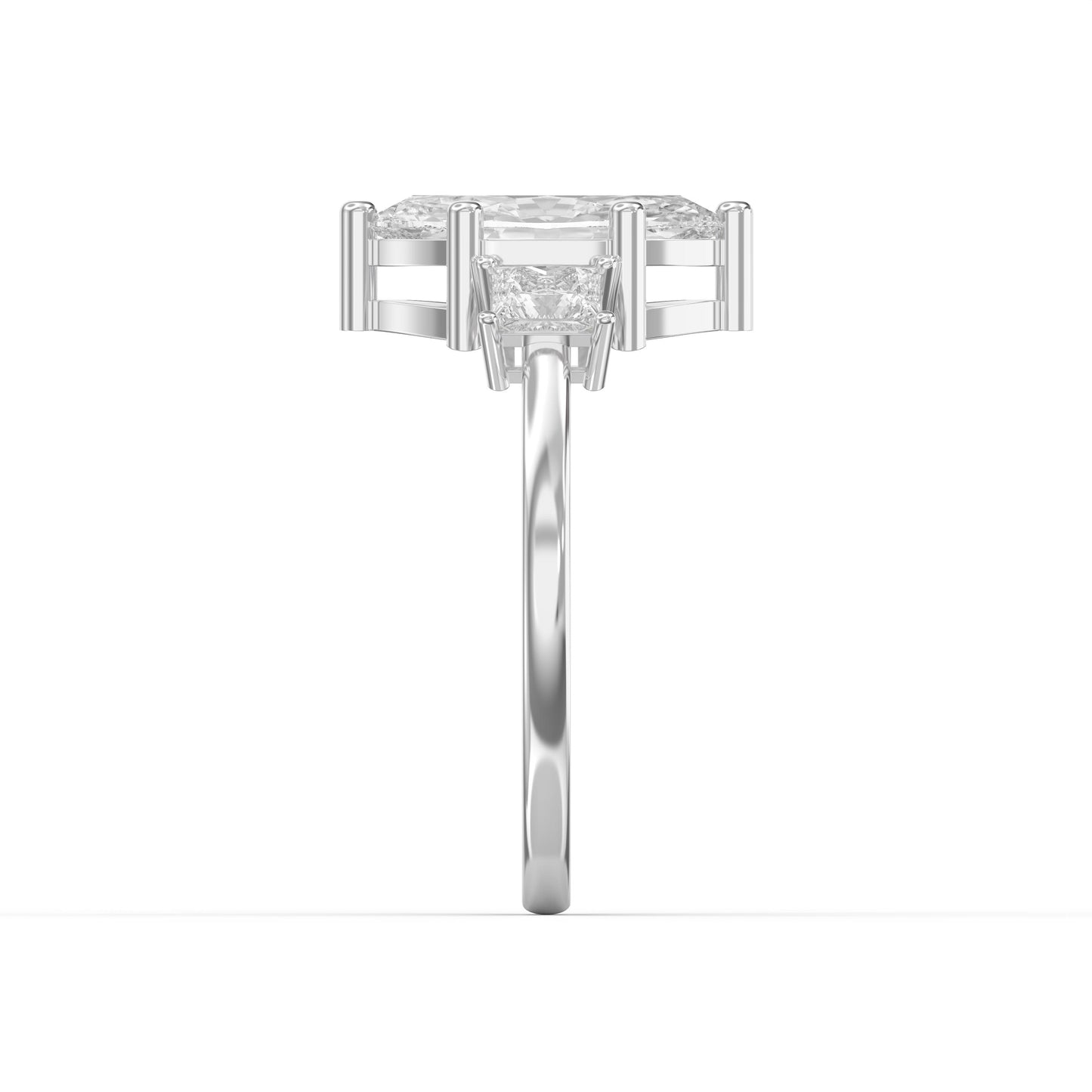 The Prism Three-Stone Marquise