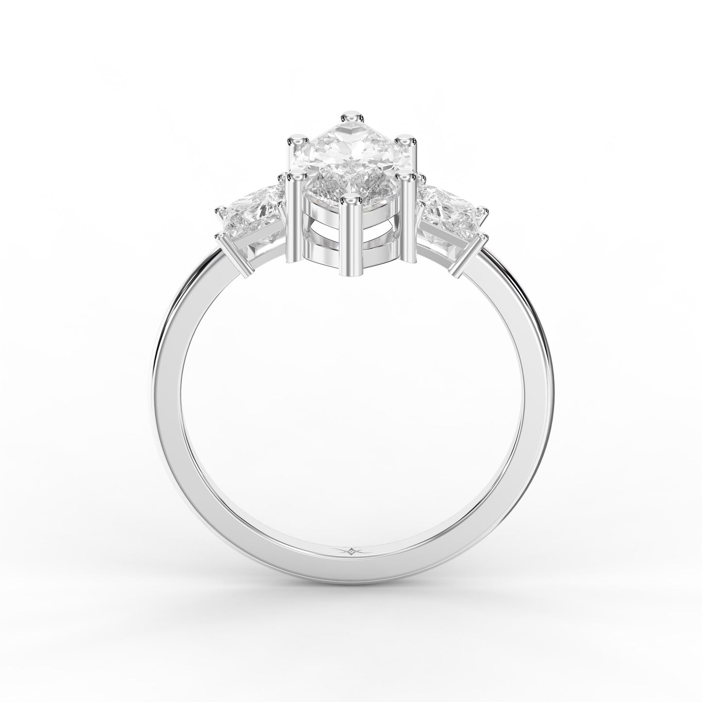 The Prism Three-Stone Marquise