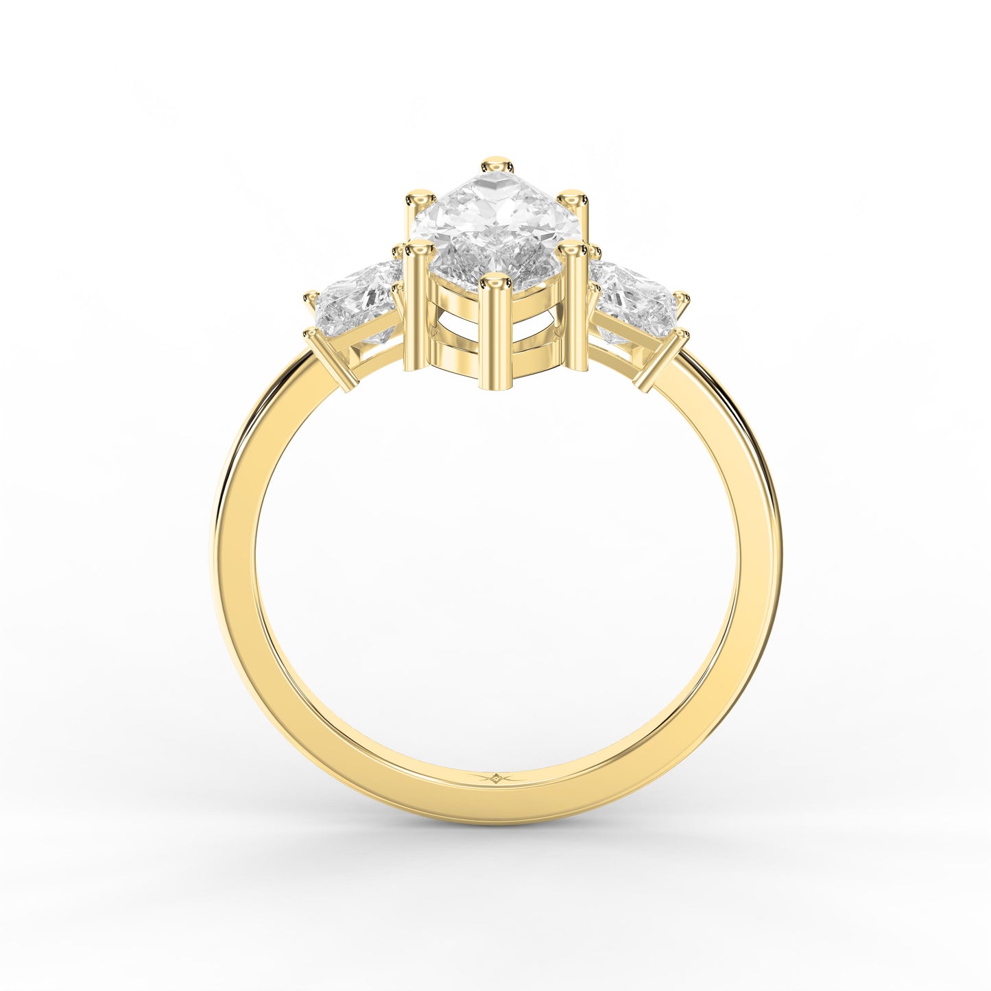 The Prism Three-Stone Marquise