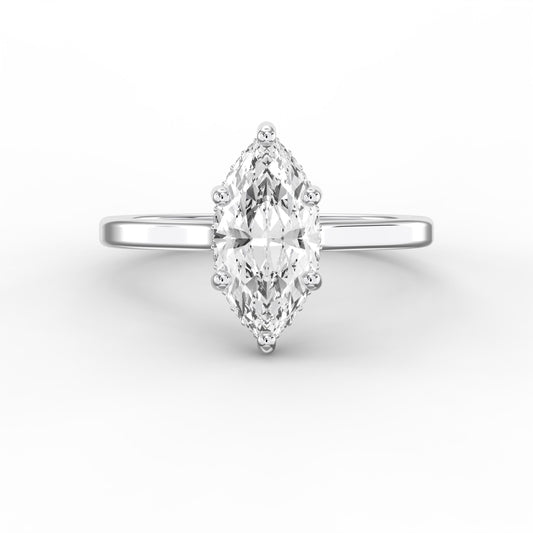 Noble Flow Marquise Ring