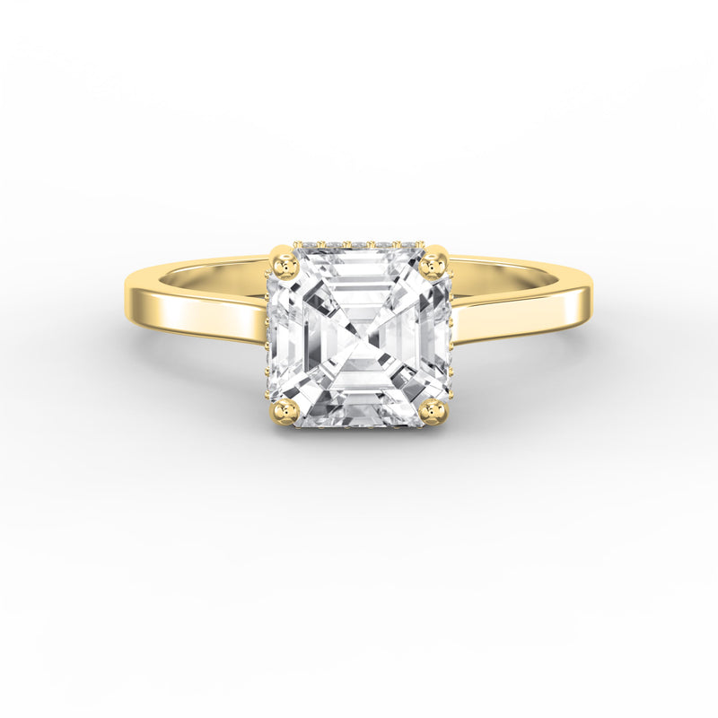 Axis Veil Asscher Cut Ring