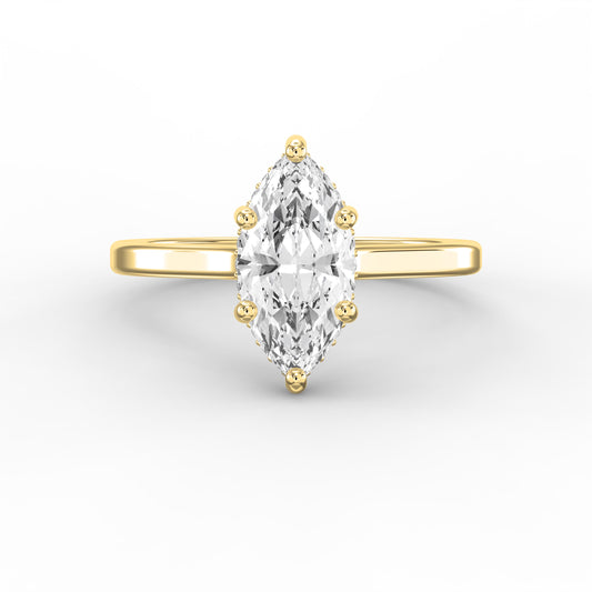 Noble Flow Marquise Ring