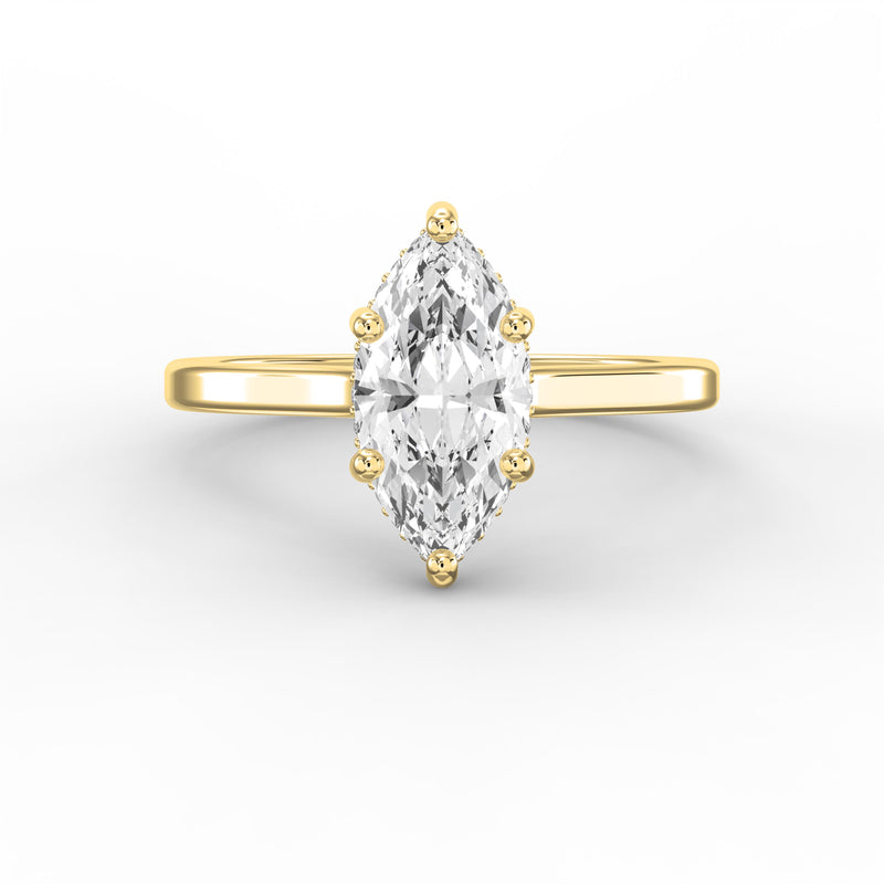 Noble Flow Marquise Ring