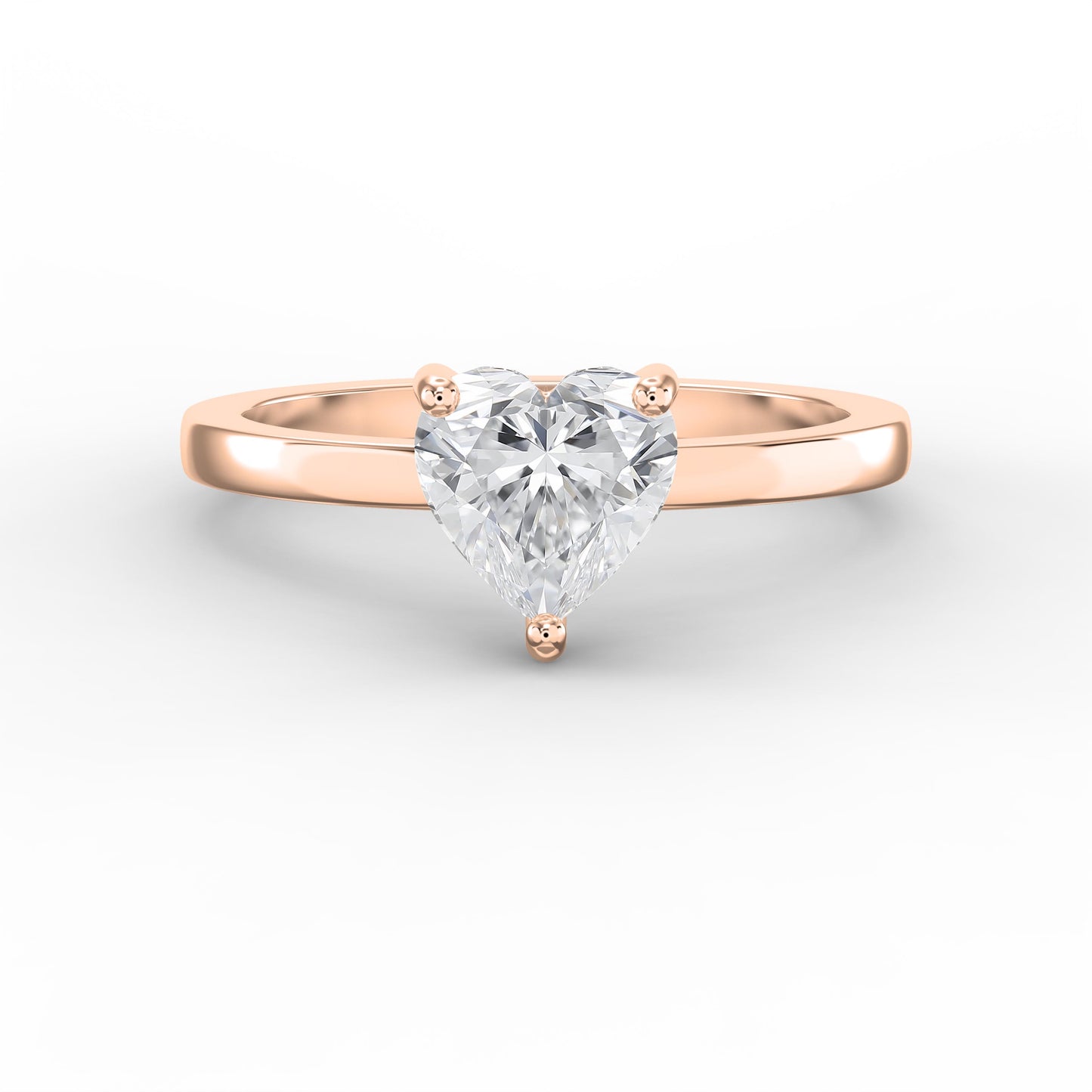 Amour Whisper Heart Hidden Halo Ring