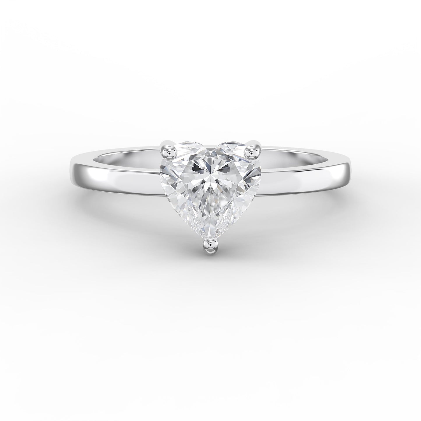 Amour Whisper Heart Hidden Halo Ring