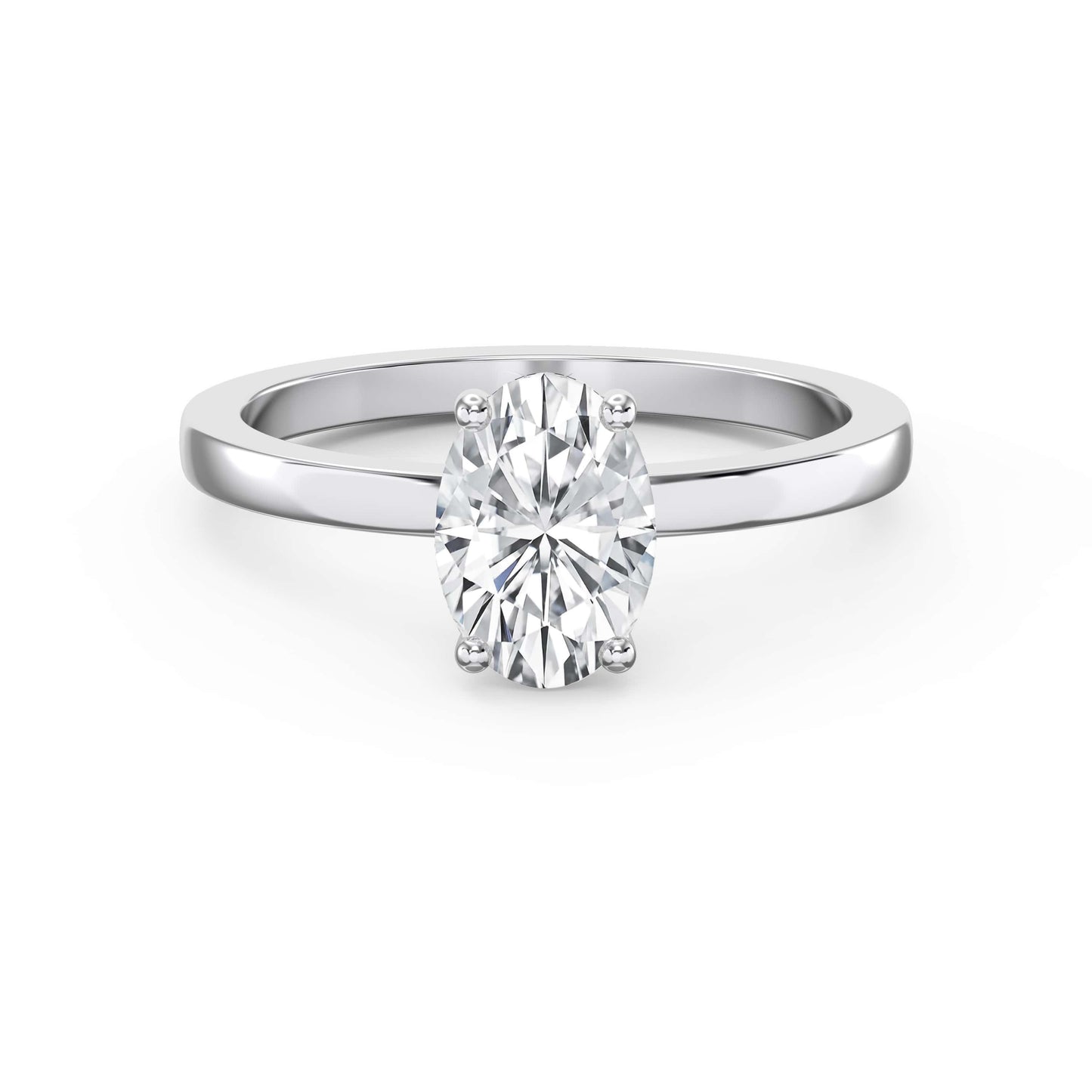 Vellore Aura Oval Hidden Halo Ring