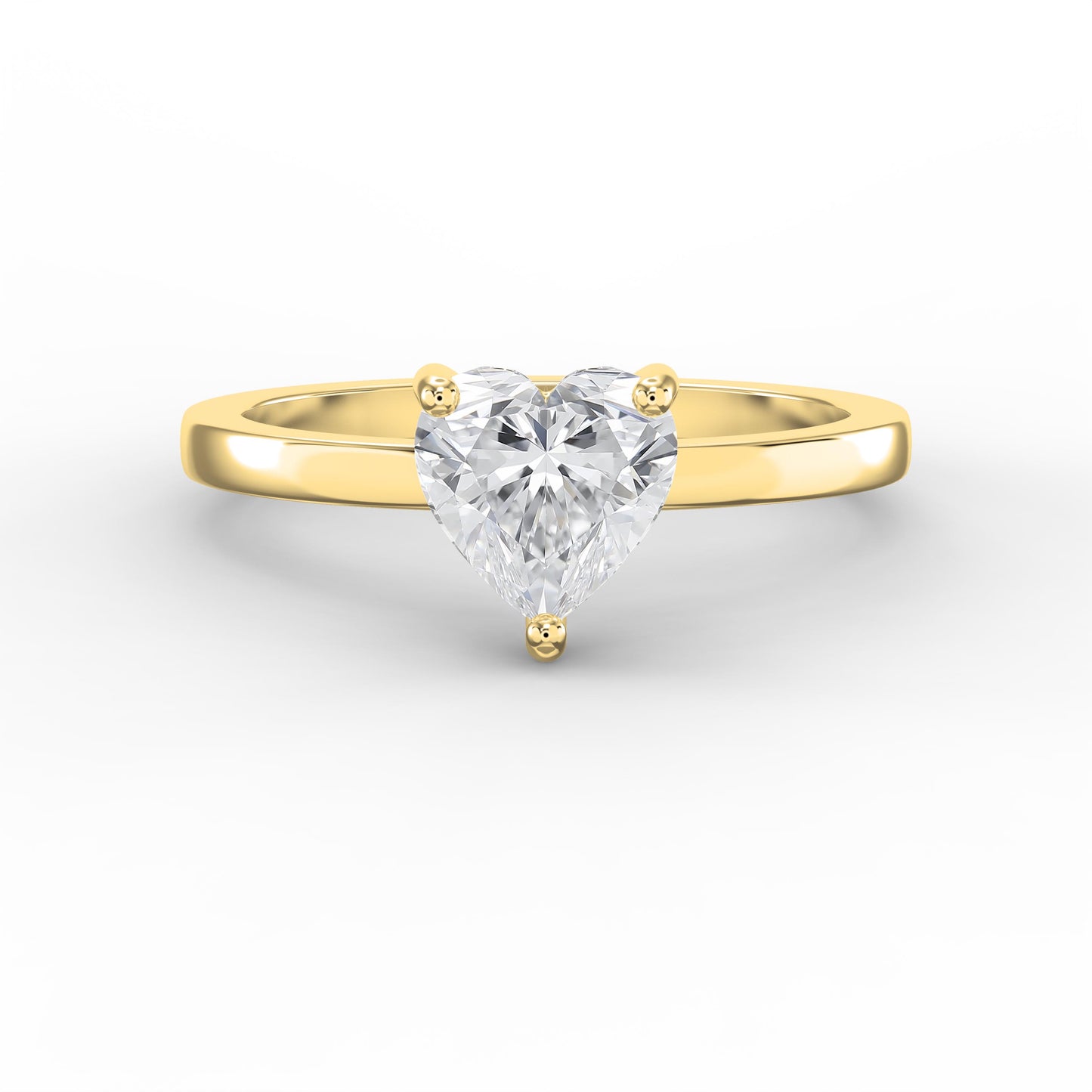 Amour Whisper Heart Hidden Halo Ring
