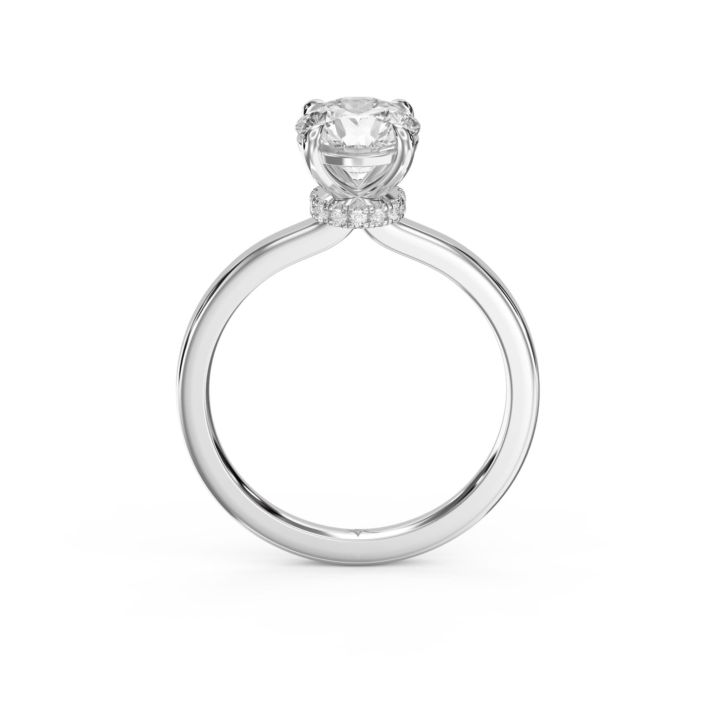 Luna Veil Round Ring