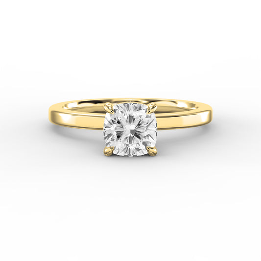 Velvet Aura Cushion Modified Brilliant Ring