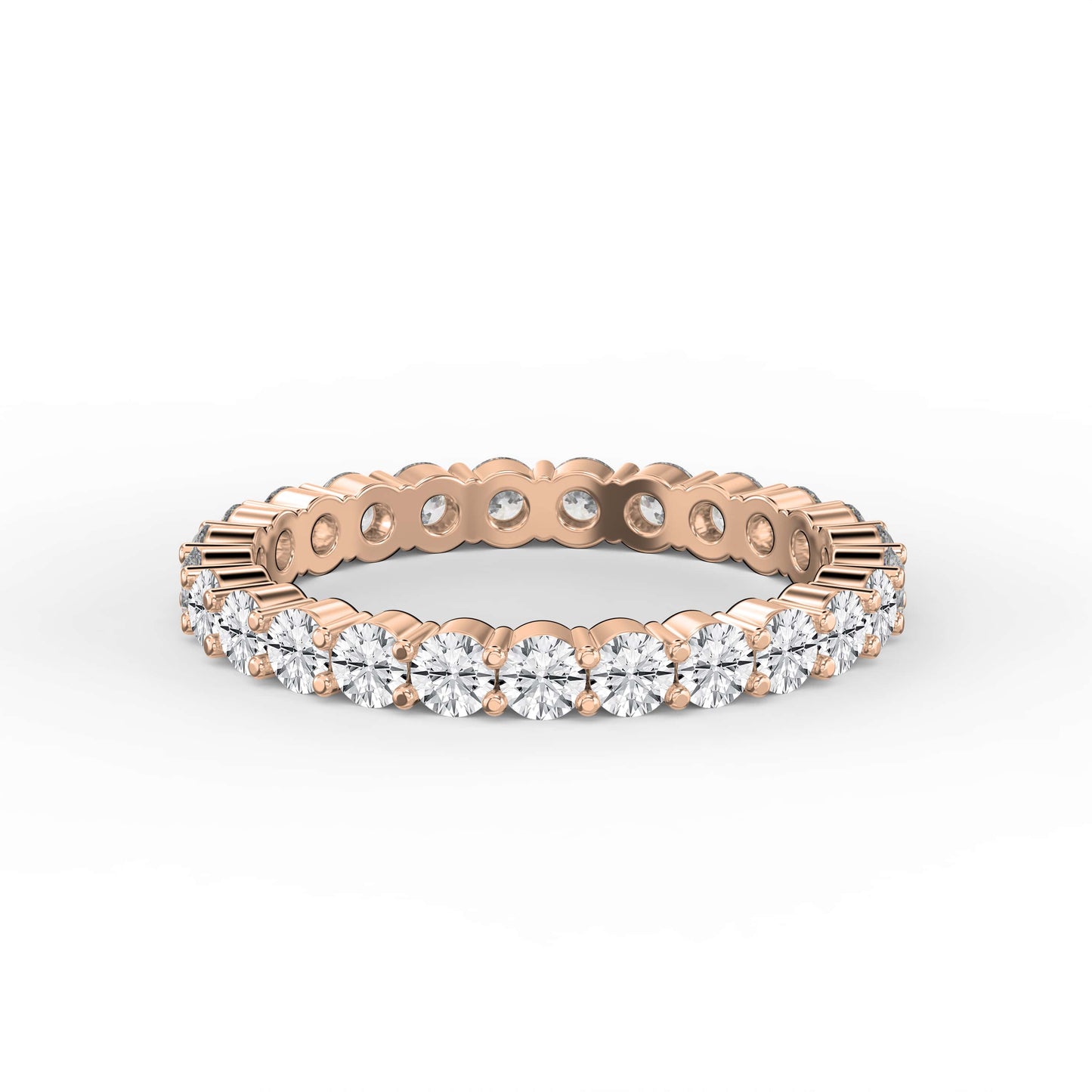 Round Brilliant Cut Diamond Matching Band