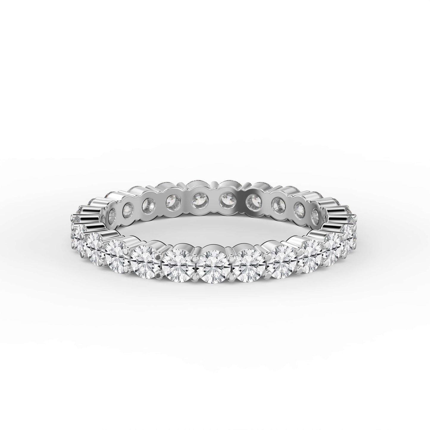 Round Brilliant Cut Diamond Matching Band