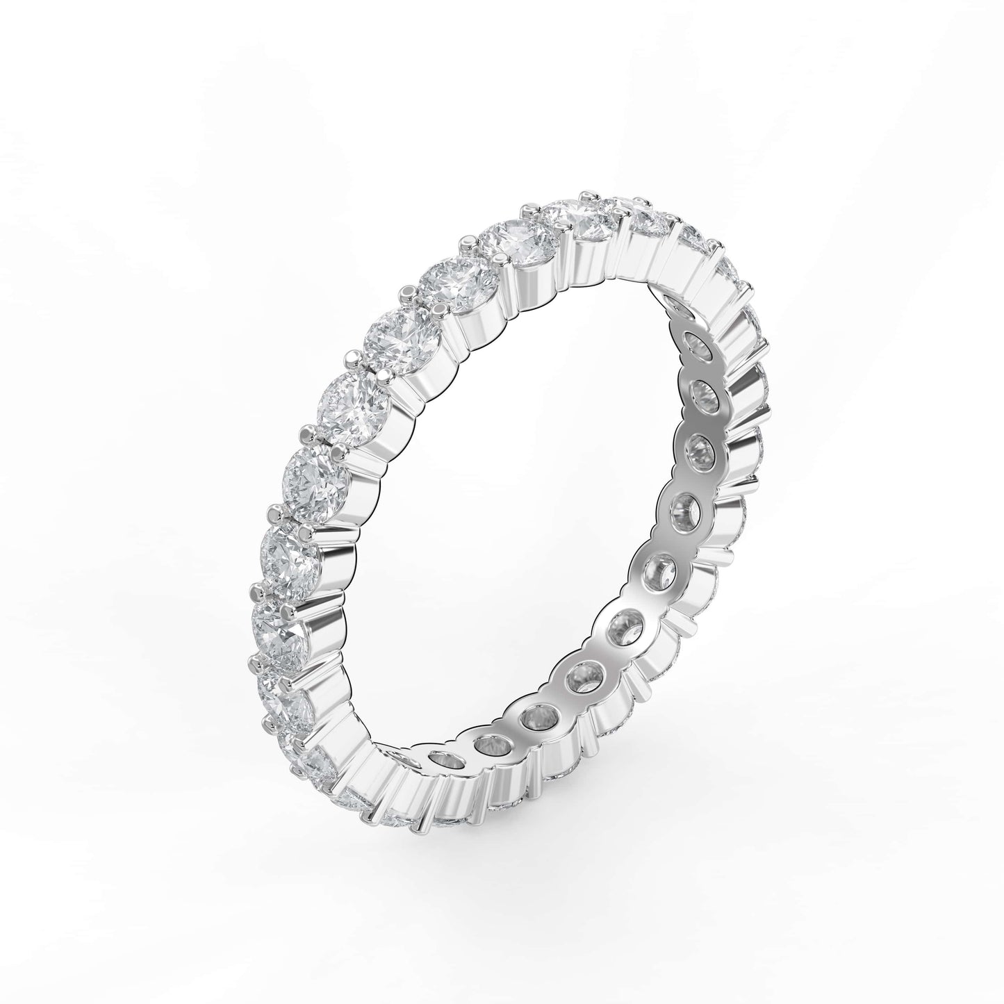 Round Brilliant Cut Diamond Matching Band