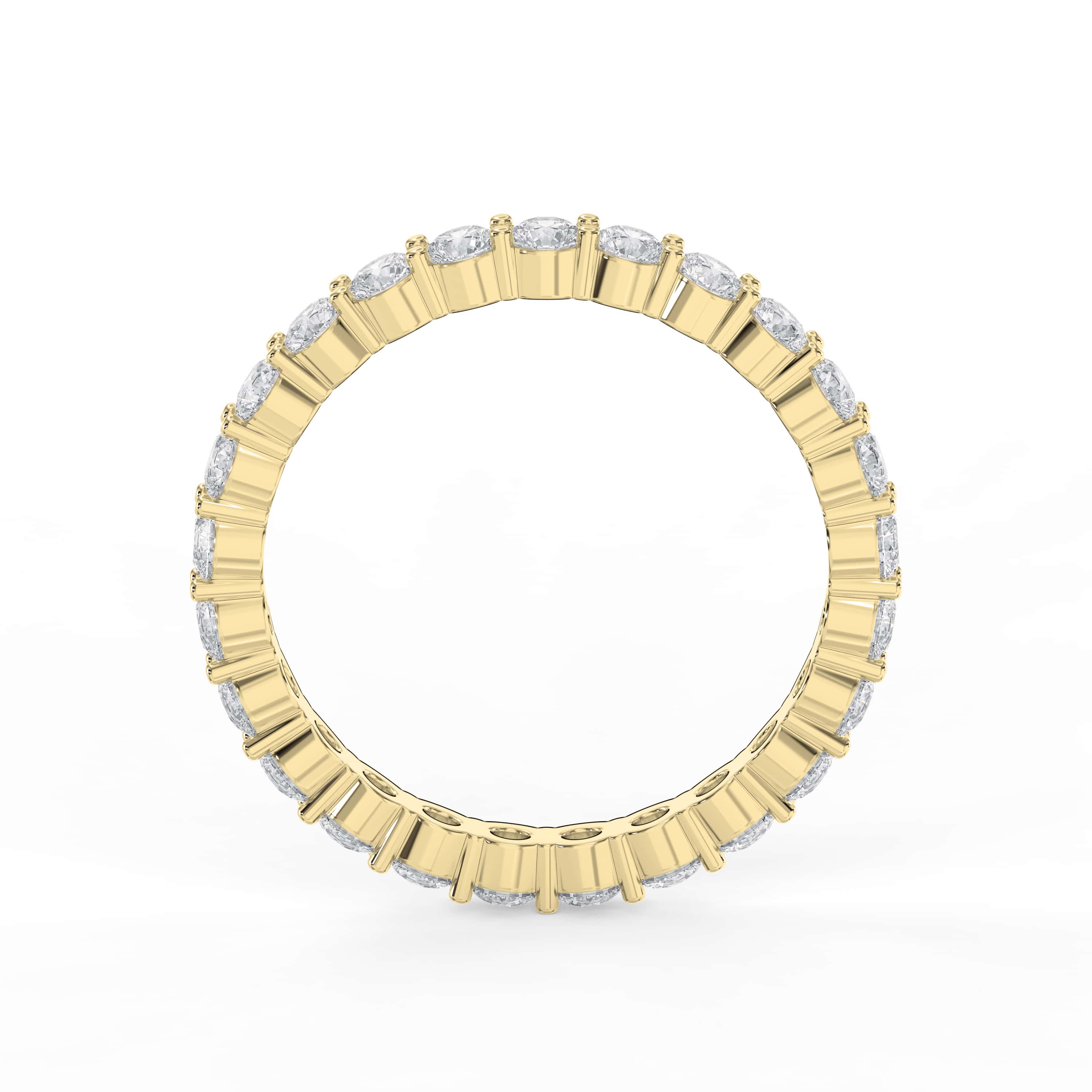 Round Brilliant Cut Diamond Matching Band