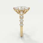 Dutch Marquise Cut Lab Grown Diamond Engagement Ring